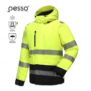 striuke-padidinto matomumo-pasiltinta-pesso-montreal-hi-vis-geltona