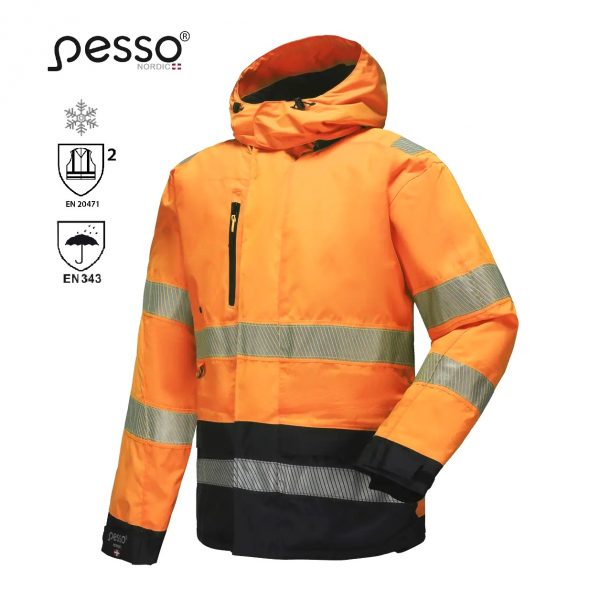 striuke-padidinto matomumo-pasiltinta-pesso-montreal-hi-vis-oranz