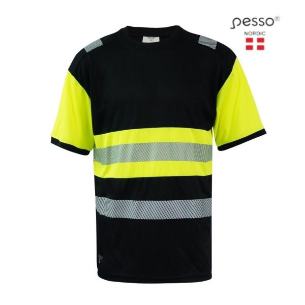 marskineliai-pesso-hvmcot-hi-vis-juoda-geltona